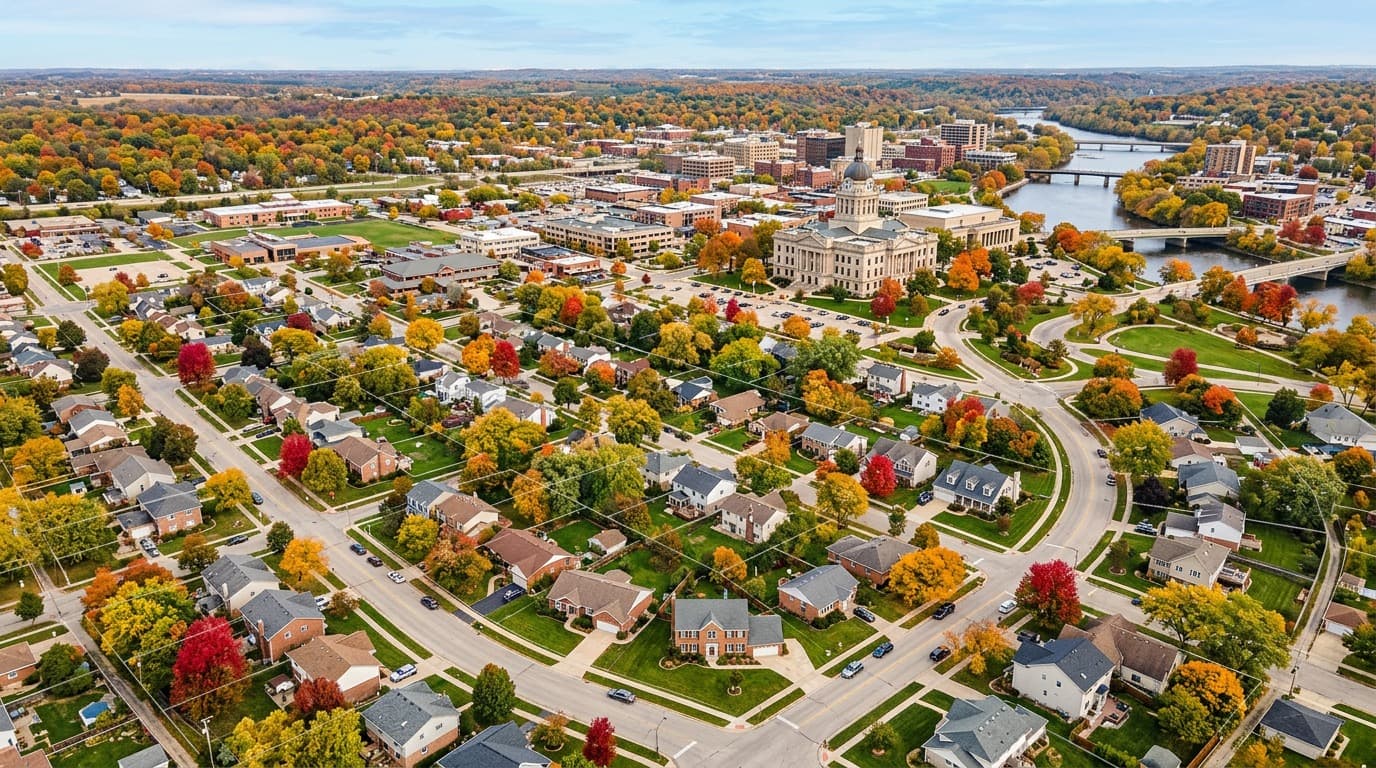 Winnebago County courthouse in Rockford, Illinois